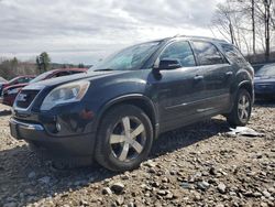 Salvage cars for sale at Candia, NH auction: 2011 GMC Acadia SLT-1