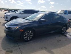 Salvage cars for sale at Grand Prairie, TX auction: 2017 Honda Civic EX