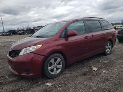 Salvage cars for sale from Copart Columbus, OH: 2012 Toyota Sienna LE