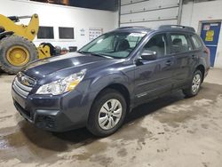 Salvage cars for sale from Copart Blaine, MN: 2013 Subaru Outback 2.5I