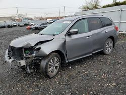 Salvage cars for sale from Copart Marlboro, NY: 2017 Nissan Pathfinder S