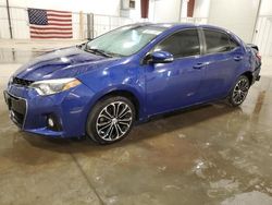 Salvage cars for sale from Copart Avon, MN: 2016 Toyota Corolla L