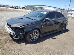 Salvage cars for sale from Copart San Diego, CA: 2011 Mitsubishi Lancer Evolution MR