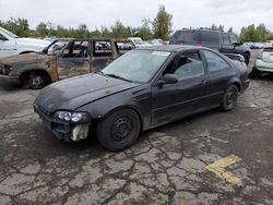 Salvage cars for sale at Woodburn, OR auction: 1995 Honda Civic DX