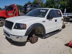Salvage cars for sale at Ocala, FL auction: 2007 Ford F150 Supercrew