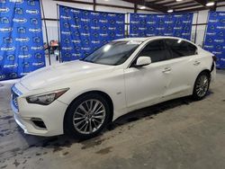 Salvage cars for sale from Copart Harleyville, SC: 2018 Infiniti Q50 Luxe