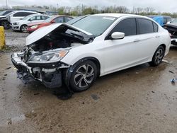 Salvage cars for sale from Copart Louisville, KY: 2016 Honda Accord LX