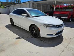 Chrysler 200 Limited salvage cars for sale: 2015 Chrysler 200 Limited