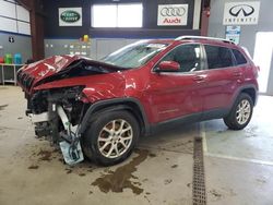 Salvage cars for sale at East Granby, CT auction: 2016 Jeep Cherokee Latitude