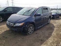 Salvage cars for sale from Copart Elgin, IL: 2015 Honda Odyssey EXL