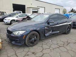 Salvage cars for sale at Woodburn, OR auction: 2016 BMW 428 I Gran Coupe Sulev