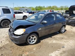 Salvage cars for sale at Louisville, KY auction: 2007 Hyundai Accent GS