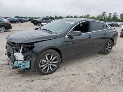Salvage cars for sale at Houston, TX auction: 2022 Chevrolet Malibu RS