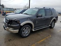 Salvage cars for sale at Pekin, IL auction: 2007 Ford Explorer Eddie Bauer