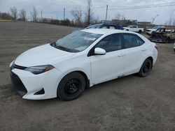 Salvage cars for sale at Montreal Est, QC auction: 2018 Toyota Corolla L