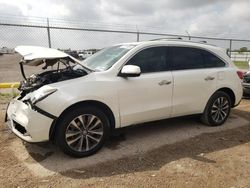 Acura mdx Technology salvage cars for sale: 2016 Acura MDX Technology