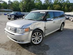 Salvage cars for sale at Savannah, GA auction: 2012 Ford Flex Limited