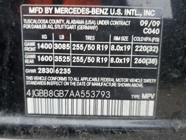 2010 Mercedes-Benz ML 350 4matic