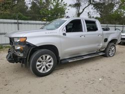 Salvage cars for sale at Hampton, VA auction: 2021 Chevrolet Silverado K1500 Custom