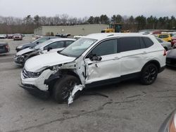 Salvage cars for sale at Exeter, RI auction: 2023 Volkswagen Tiguan SE
