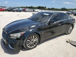 Salvage cars for sale from Copart West Palm Beach, FL: 2018 Infiniti Q50 Luxe