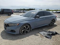 Salvage cars for sale at West Palm Beach, FL auction: 2021 Honda Accord Sport