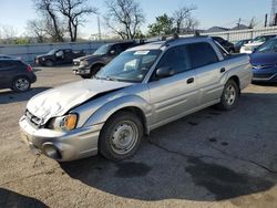 Salvage cars for sale at West Mifflin, PA auction: 2003 Subaru Baja Sport