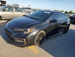 Vehiculos salvage en venta de Copart Grand Prairie, TX: 2021 Toyota Corolla SE