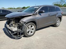 Salvage cars for sale from Copart Wilmer, TX: 2016 Toyota Highlander Limited