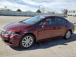 Honda Civic salvage cars for sale: 2012 Honda Civic EX