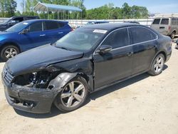 Salvage cars for sale from Copart Spartanburg, SC: 2012 Volkswagen Passat SE