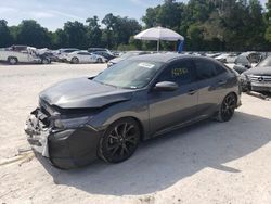 Honda salvage cars for sale: 2017 Honda Civic Sport