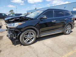 Hyundai Santa FE salvage cars for sale: 2019 Hyundai Santa FE XL SE Ultimate