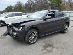Salvage cars for sale from Copart Brookhaven, NY: 2018 Alfa Romeo Stelvio TI Sport