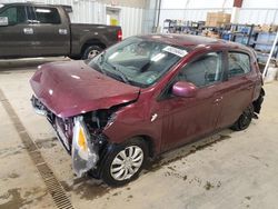 Salvage cars for sale at Mcfarland, WI auction: 2021 Mitsubishi Mirage ES