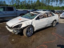 Honda Accord EX salvage cars for sale: 2007 Honda Accord EX