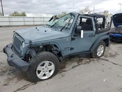 Jeep Wrangler Sport salvage cars for sale: 2014 Jeep Wrangler Sport