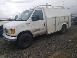 Salvage cars for sale from Copart Airway Heights, WA: 2004 Ford Econoline E350 Super Duty Cutaway Van