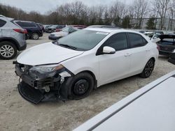 Salvage cars for sale from Copart North Billerica, MA: 2017 Toyota Corolla L