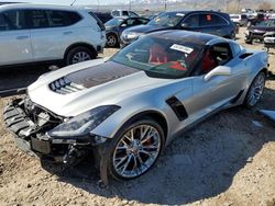 Salvage cars for sale at Magna, UT auction: 2016 Chevrolet Corvette Z06 3LZ