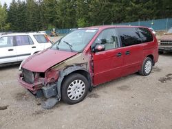 Salvage cars for sale from Copart Graham, WA: 2004 Honda Odyssey LX