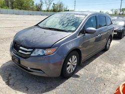 2015 Honda Odyssey EXL en venta en Bridgeton, MO