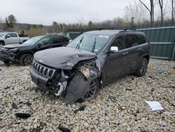 Salvage cars for sale from Copart Candia, NH: 2018 Jeep Grand Cherokee Limited