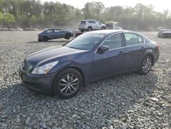 Salvage cars for sale from Copart Waldorf, MD: 2007 Infiniti G35