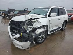 Salvage cars for sale at Grand Prairie, TX auction: 2015 Lexus LX 570