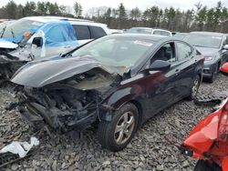 Salvage cars for sale at Windham, ME auction: 2014 Hyundai Elantra SE