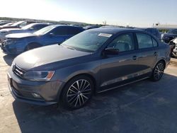 Volkswagen salvage cars for sale: 2016 Volkswagen Jetta Sport