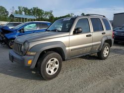Salvage cars for sale at Spartanburg, SC auction: 2005 Jeep Liberty Sport
