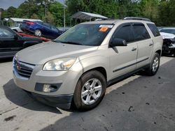Salvage cars for sale at Savannah, GA auction: 2008 Saturn Outlook XE