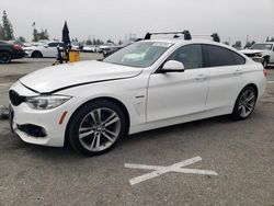 Salvage cars for sale from Copart Rancho Cucamonga, CA: 2016 BMW 428 I Gran Coupe Sulev